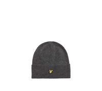 CAPPELLO Uomo LYLE & SCOTT 1874 HE2314A LAMBSWOOL BLEND RIBBED 398 CHARCOAL MARL
