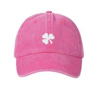 Cappello Uomo,St. Pa Trick's Day Hat Green Baseball cap Sha Mrock Embroidered for Man Women Funny Cappellino da Baseball Neonato (Hot Pink, One Size).