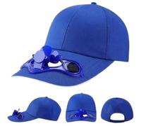 Cappello ventilatore solare (blu)