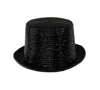Cappello versatile stile britannico cappello regolabile Natale grande bordo per eventi a tema e carnevale stili britannici