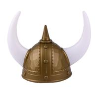 Cappello Viking Classico casco medievale Lifeleke Vichingo con cappelli per feste per adulti per Halloween, festa in costume, Golden, Cappelli per adulti