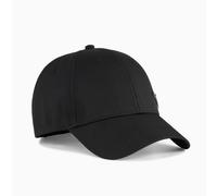 PUMA Cappello da baseball 'ESS' nero / argento, Taglia 55-60