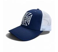 Cappello west coast choppers og cross bianco/marino