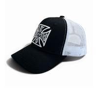 Cappello west coast choppers og cross nero/bianco