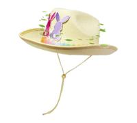 Cappello Western da Cowboy Pasqua per Bambini,Cappello Cowgirl Pasquale per Bambini in Tessuto Non Tessuto con Orecchie da Coniglio,Costume Bambina da Cowgirl Pasqua | per Compleanni Feste Fa