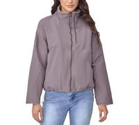 Cappotti impermeabili da donna, caldi, leggeri, imbottiti, impermeabili | Giacca a vento da donna oversize ripiegabile corta morbida con cerniera cappotto piumino da esterno confortevole parka