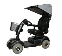 Cappottina VELTOP MODULO SUN 3 per scooter elettrico disabili - senza protezioni laterali - Cod.VELMODSUN3 / con tubo quadrato (CD) / VELTOP