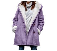 Cappottino Donna Invernale Parka Donna Invernale Oversize Termico Giacche Neve Giacconi Pelliccie Sintetiche Taglie Forti Casa Termica Trekking Kleidung 2#Viola XXL