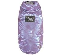 Record - Cappottino Impermeabile MoonWalk per Cani con Imbottitura Extra, Chiusura in Velcro e Foro Guinzaglio. Protegge da Pioggia e Freddo, Massimo Comfort e Vestibilità Regolabile | Argento,3XS