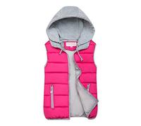cappottino primaverile donna, Gilet Piumino Donna con Cappuccio 100 Grammi Piumini Senza Maniche Antivento Gilet Imbottito Gilet Donna Casual Alla Moda Comodo per Corsa, Escursionismo e Viaggi