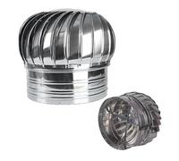 Cappottino rotondo per il tetto del camino, con protezione per uccelli, zero rumore e spifferi, facile da installare, 450 mm, soluzione di ventilazione resistente alle intemperie