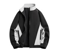 Cappotto a Giacca Uomo Cappotti Slim Trapuntato sotto Offerta Hardshell Economiche Coreana Elasticizzata Abbigliamento Due Panna Un Brillantinata Scritte Feltro sulle Morbide Tondo