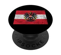 CAPPOTTO AUSTRIA BANDIERA EAGLE VIENNA SALISBURGO PopSockets PopGrip Adesivo
