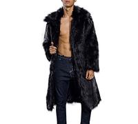 Cappotto Cardigan Caldo Giacca Uomo Capispalla Faux Cappotto Spesso Cappotti e Giacche da Uomo Felpa in Pelliccia