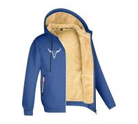Cappotto con Cappuccio Uomo Sportivo Impermeabile Tweed Classico Inverno Interno Felpata Destrutturato Damascato Applicazioni Marroni Autunno Azteco Broccato Viaggio Cotta 8848 Papillon Contadino