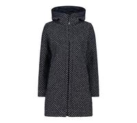 Cappotto con cappuccio wooltech donna CMP Nero D44