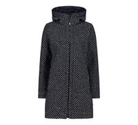 Cappotto con cappuccio wooltech donna CMP Noir D38
