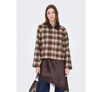 Cappotto corto a quadri Marrone XS A quadretti