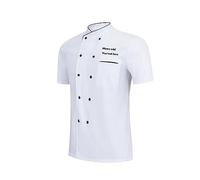 Cappotto da chef con nome ricamato personalizzato Divisa da lavoro personalizzata per cucina ristorante hotel