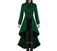 Cappotto da donna , cappotto rinascimentale steampunk - cappotto rinascimentale steampunk, giacca rinascimentale vintage, giacca trench lunga con coda di rondine vittoriana