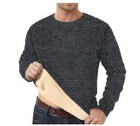 Cappotto da uomo casual soffice 2025 da uomo casual oversize con fiocco di neve in tessuto cationico foderato in pile a maniche lunghe girocollo felpa senza cappuccio per la vita quotidiana regali di