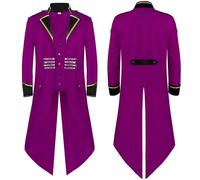 Cappotto dalla coda Vittoriano da uomo gotico rondine steampunk trincea da genti