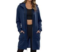 Cappotto Donna Invernale Con Cappuccio a Maniche Lunghe Cappuccio Donna Media Lunghezza Calda Cappotti Cerniera Invernale Elegante A Tutta Lunghezza Cappotti Primavera per Donne