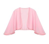 Cappotto Donna Primaverile,Bolero Da Donna In Chiffon Coprispalle Top Corto Elegante Cardigan A Maniche Corte Aperto Sul Davanti Coprispalle Trasparenti Top Giacca A Spalla Mantello Coprispalle Per