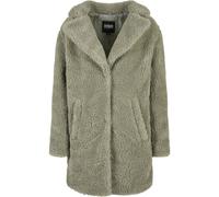 Cappotto donna Urban Classics oversized sherpa-grandes tailles Vert 3XL