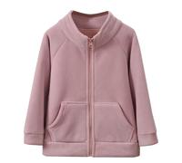 Cappotto e giacca per ragazzo, caldo pile con cappuccio per bambini, perfetto per l'uso quotidiano e per le gite casual, accogliente e morbido, ideale per uniformi scolastiche, adatto per bambini