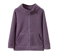 Cappotto e giacca per ragazzo, caldo pile con cappuccio per bambini, perfetto per l'uso quotidiano e per le gite casual, accogliente e morbido, ideale per uniformi scolastiche, adatto per bambini