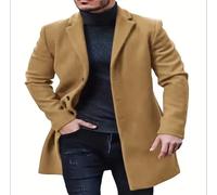 Cappotto elegante casual alla moda uomo autunno inverno primavera