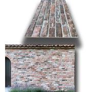 CAPPOTTO esterno - interno isolante in STYROFOAM 3D da 2cm con sabbiatura e malta mattoni Rustici