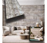 CAPPOTTO esterno - interno isolante in STYROFOAM 3D spess. 2,5cm (120x50cm) con resine e malta Marmo pregiato grezzo