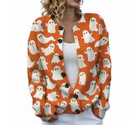 Cappotto floreale da donna, stile pull-on, stile stagionale | Stile pull-on. Realizzato in tessuto di poliestere, si adatta a una stagione più fresca. Controllare la dimensione o la