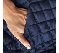 Cappotto imbottito da donna taglie forti, lunghezza lunga, con tasche, cernieca, design vita stretta, maniche lunghe, adatto per abbigliamento autunnale e invernale 0XL,1XL,2XL,3XL,4XLColore unicoTess