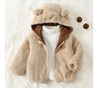 Cappotto imbottito reversibile con cappuccio per bambini maschi, giacca invernale foderata termicamente e rinforzata, comoda e morbida, con stampa grafica casual adatta per tutti gli usi, ideale per i