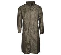 Cappotto Impermeabile con Cappuccio S-3XL PVC Rivestito Giacca Pescatore