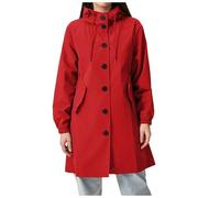 Cappotto impermeabile per donna Giacche di Zip Giacca Casual Con Cappuccio Softshell Jacket leggero maniche lunghe autunno inverno da mezza stagione Escursionismo Viaggi