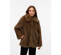 VERO MODA Giacca da donna in pelliccia sintetica VMGLORIA Giacca, Emperador., XS