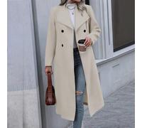 Cappotto In Lana A Cascata A Doppio Petto Con Collo A Cascata L,M,S,XL,XSColore unicoTessuto