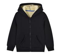 Cappotto in lana di agnello per ragazzi e ragazze e bambini invernali per bambini con atmosfera straniera ispessito caldo cappotto invernale per ragazze M (nero, 5-6 anni)