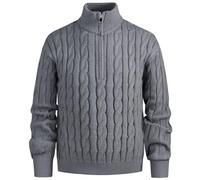 Cappotto in Maglia per Comfort e Stile, Ideale per Un Abbigliamento Casual, Perfetto per vestirsi a Strati Quando Fa Freddo, Moda Versatile per Il Tuo Guardaroba. (Grey, S)