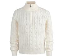 Cappotto in Maglia per Comfort e Stile, Ideale per Un Abbigliamento Casual, Perfetto per vestirsi a Strati Quando Fa Freddo, Moda Versatile per Il Tuo Guardaroba. (White, XL)