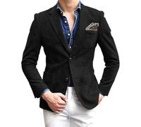 Cappotto in Pelle Scamosciata Casual Larghi Semplice Abito da Uomo Elegante Versatile Giacca Taglie Forti Giubbotto con Colletto Pieghevole Abbigliamento per Business Evening da Lavoro