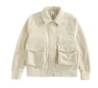 Cappotto in pile per uomo cappotto di peluche 2025 autunno inverno uomo tinta unita tasca velluto a coste giacca con cerniera Outwear per escursioni all'aperto lavoro passeggiate abiti, A, 3XL