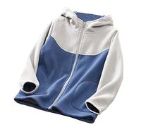 Cappotto invernale a maniche lunghe per bambini, a maniche lunghe, con cerniera, spesso, caldo, per ragazzi e ragazze, 4t (grigio, 2-3 anni)