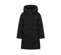 Cappotto invernale da donna taglie forti, giacca trapuntata lunga con zip e bottone con cappuccio giacche termiche imbottite spesse cappotto lungo antivento cappotto parka con tasche con cerniera per