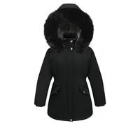 Cappotto Invernale Imbottito Per Ragazze Con Piumino Medio-Lungo Sintetico Giacca Invernale Con Cappuccio Giubbotti Bimba Bimbo Leggero Carino Imbottito Cappotti Autunno Giacche Neve 3-13anni