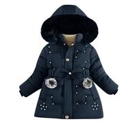 Cappotto invernale imbottito per ragazze con piumino Medio-Lungo sintetico Giacca Invernale con Cappuccio Giubbotti Bimba Bimbo Leggero 4-12AnniAbbigliamento da Sci Ragazze 2025